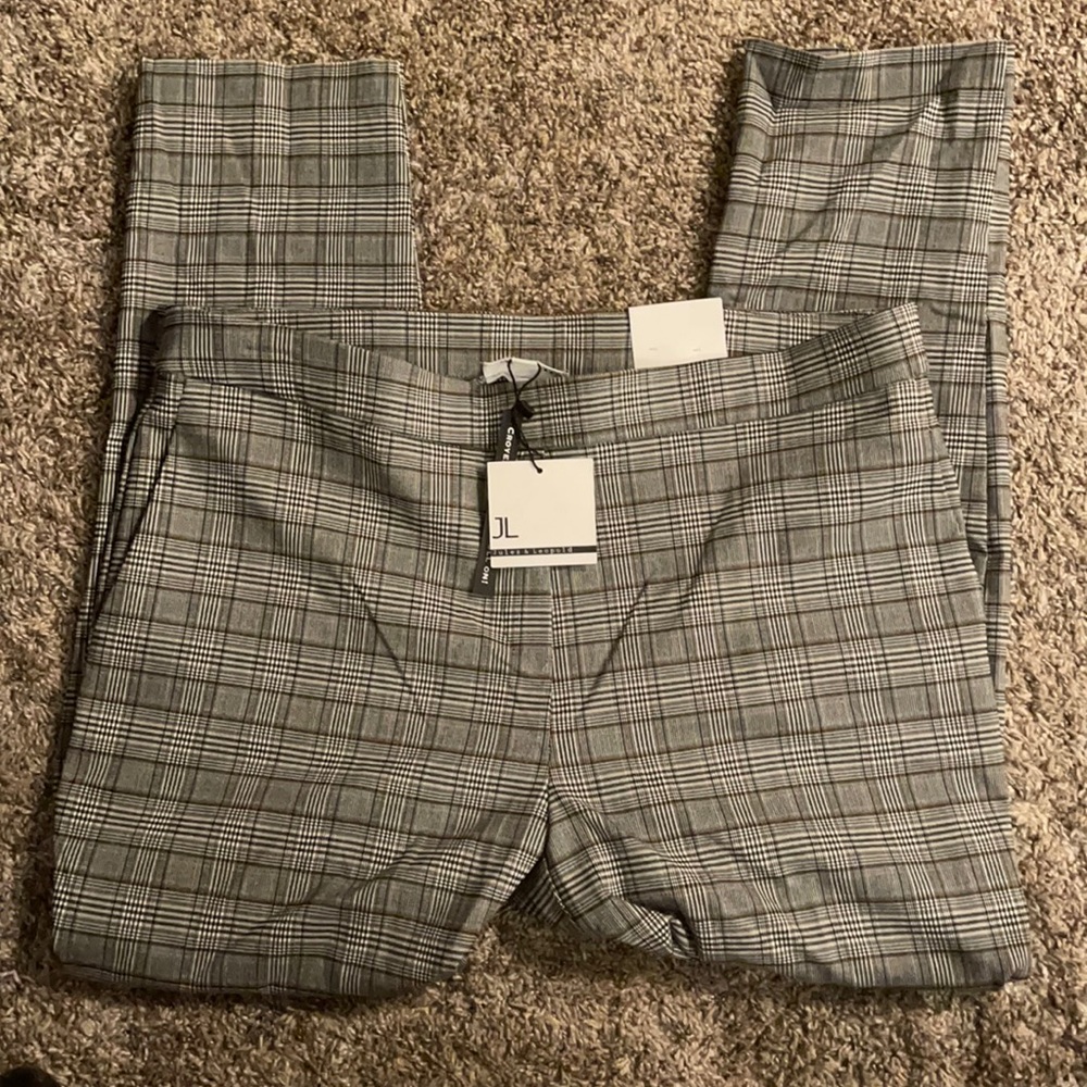 NWT Jules & Leopold Plaid Pants